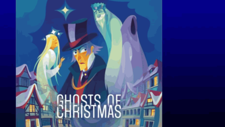 Board Game Ghosts of Christmas (3-4 Players, 40 Minutes)