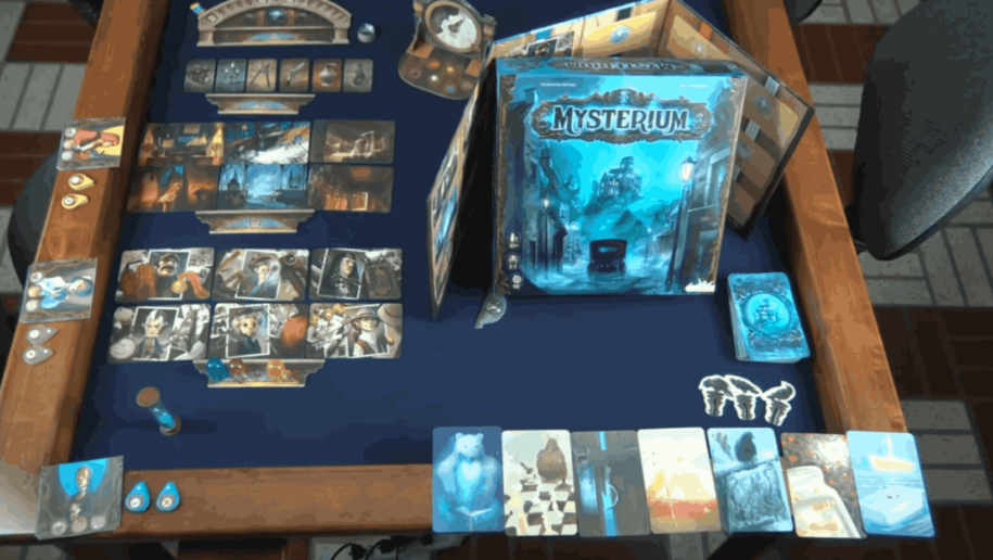 The Mysterium Board Game: Each Card Provides a Hint and Every Action Counts